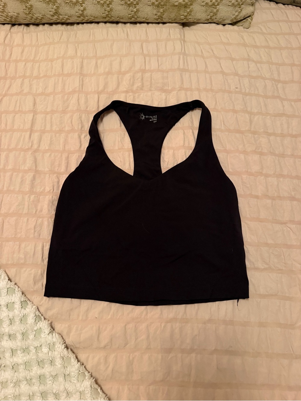 Black Racerback Aerie Tank Top